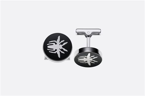 dior homme bee cufflinks|Bee Cufflinks Silver and Black Resin .